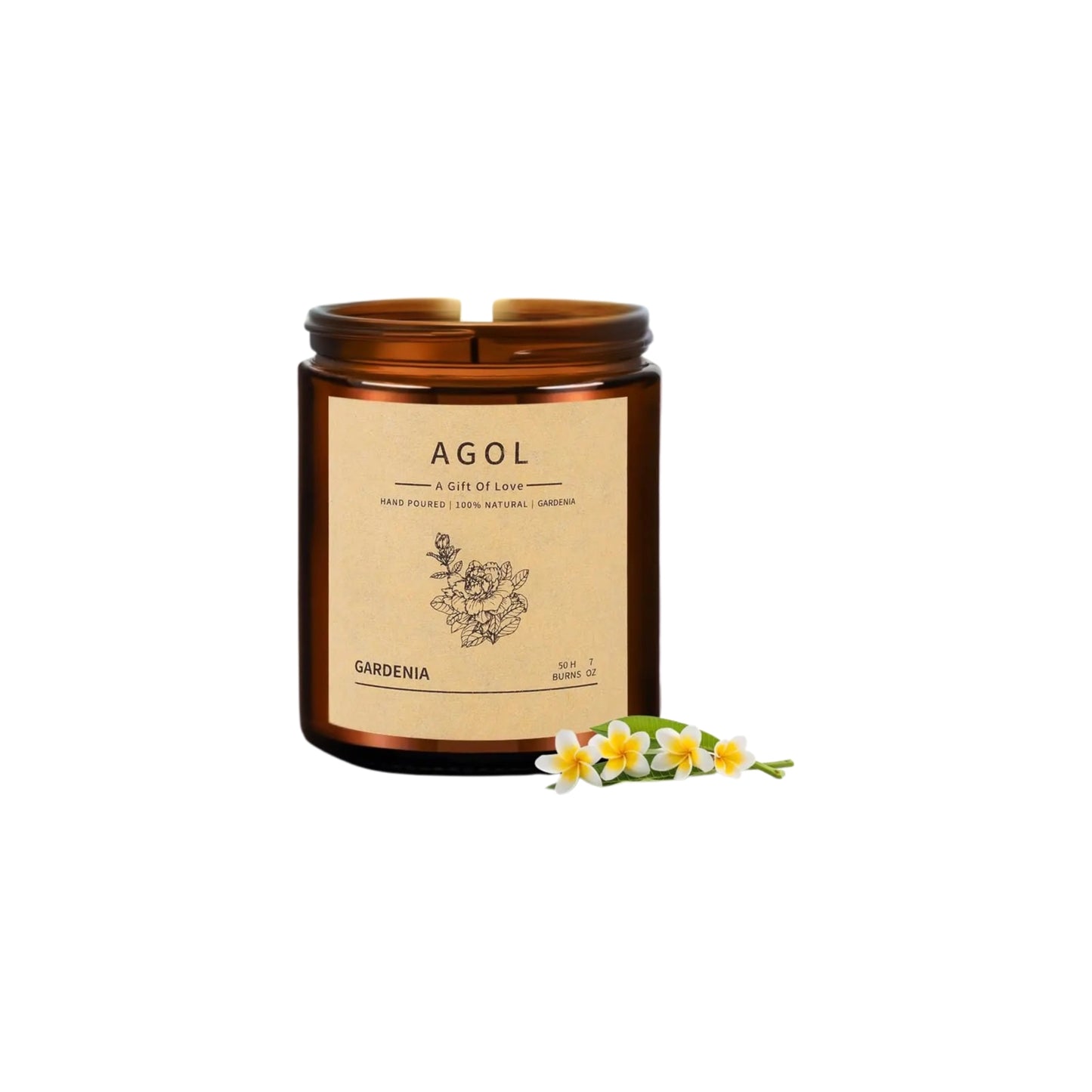 4 x Amber Essence Soy Candle Quartet